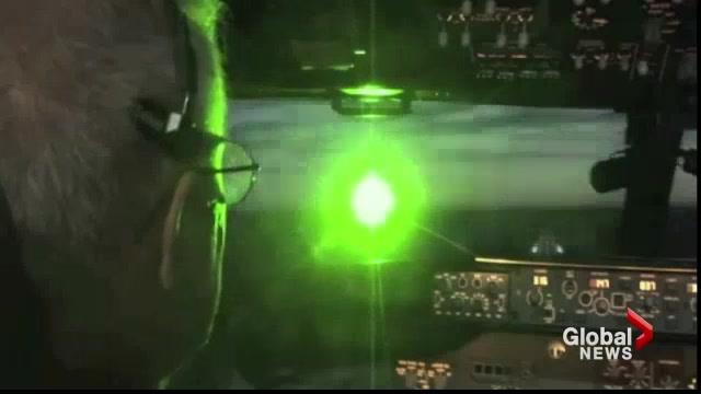 FILE - Wellington OPP were contacted by Toronto Pearson Airport on Saturday night after pilots reported a laser being pointed at their planes.