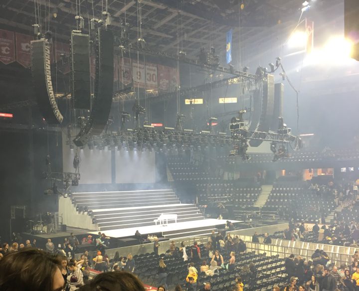 The Saddledome emptied out earlier than expected when Halsey cancelled her concert Nov. 14, 2017.