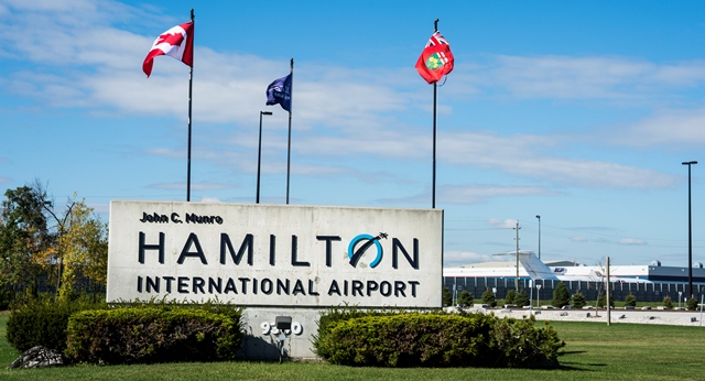 Passenger traffic at Hamilton's airport jumped 80 per cent last year over 2016, the airport said on Wednesday.