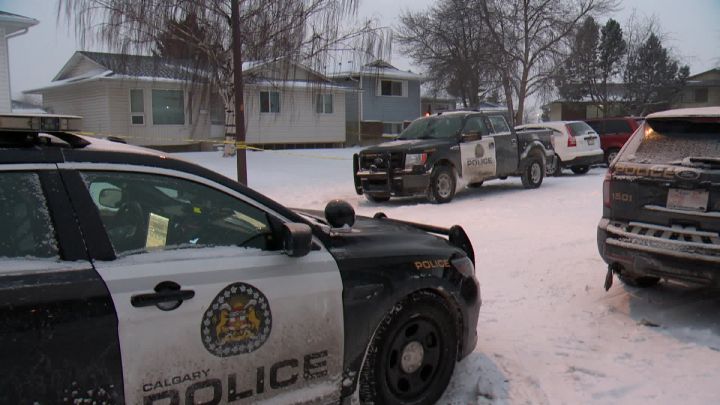 Police on scene at a suspicious death in Pineridge, Nov. 3, 2017.