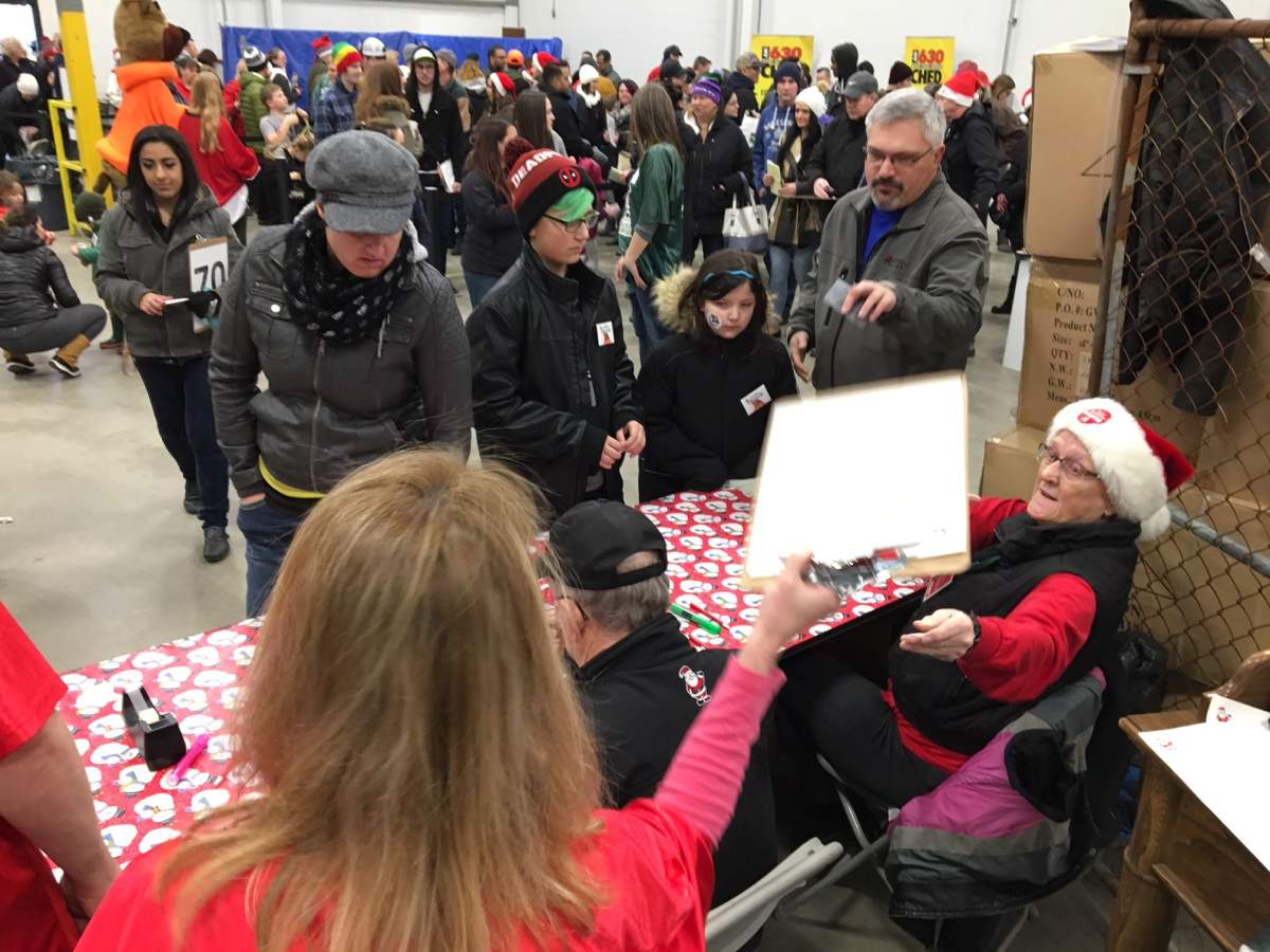 Thousand of people donated their time to 630 CHED Santas Anonymous over the weekend.