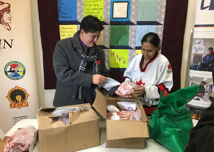 The FSIN is donating nearly 400 pounds of wild meat to the Lighthouse in Saskatoon.