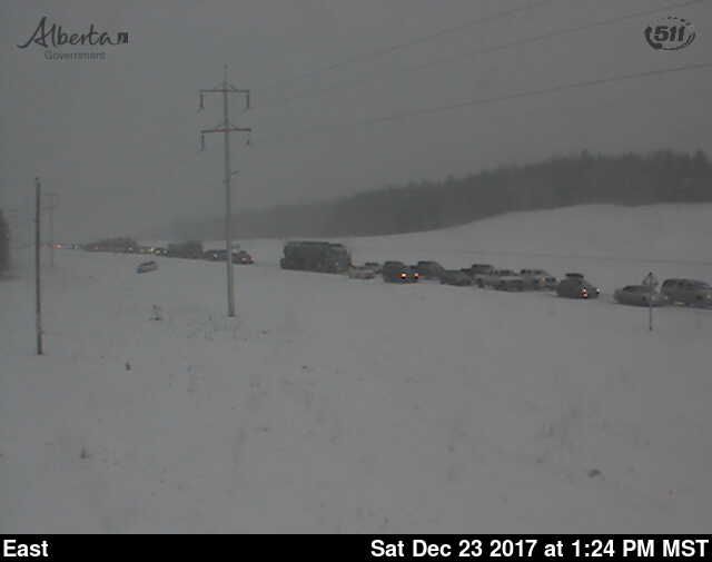 A portion of Highway 43 was closed Saturday following two major collisions