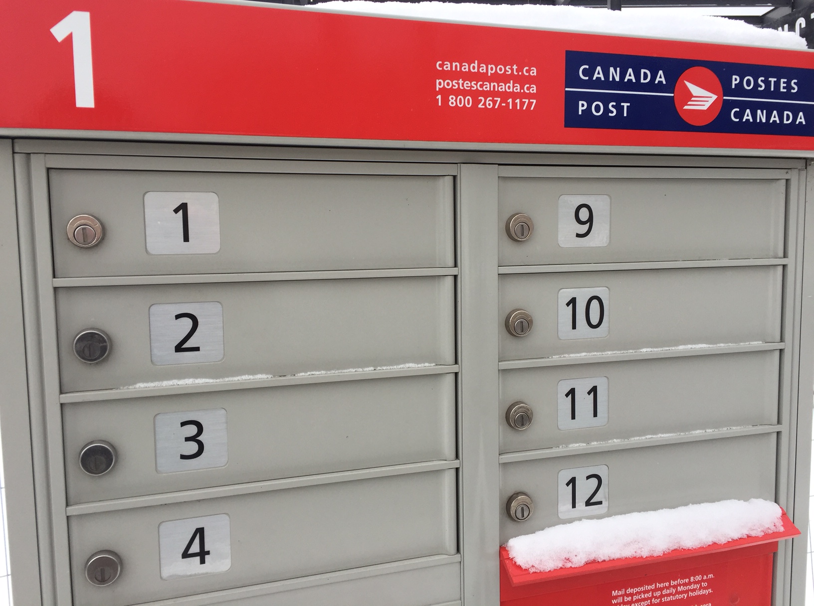 FILE: A Canada Post community mailbox in Guelph, Ont.