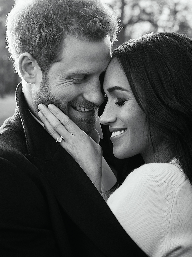 Prince Harry, Meghan Markle post official engagement photos - image