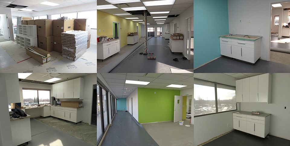 RAPS’ new animal hospital, currently under construction.