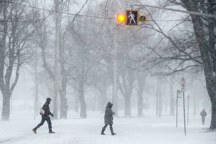 Environment Canada says the storm could dump up to 30 centimetres of snow in parts of Western Manitoba, and up to 15 in Winnipeg.