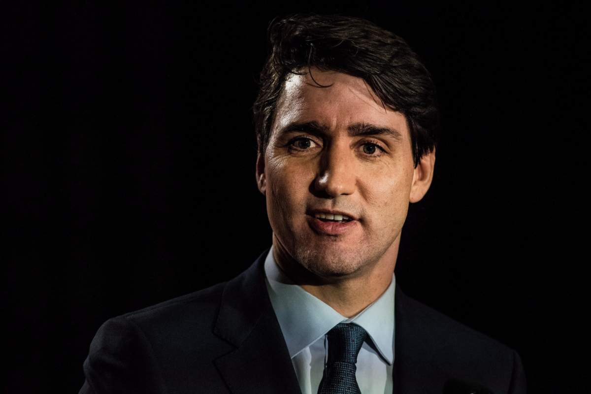 Prime Minister Justin Trudeau speaks to the Ahmadiyya Muslim Community in Woodbridge, Ont., during a Liberal fundraiser on Tuesday, January 16, 2018.