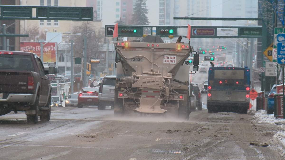 Edmonton tries out a new solution on some roads.