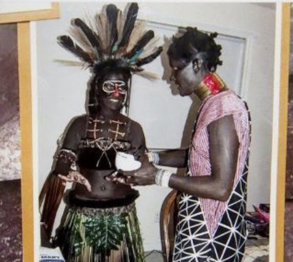 Cst. Katrina Aarts, right, can be seen in blackface, in this Instagram photo.