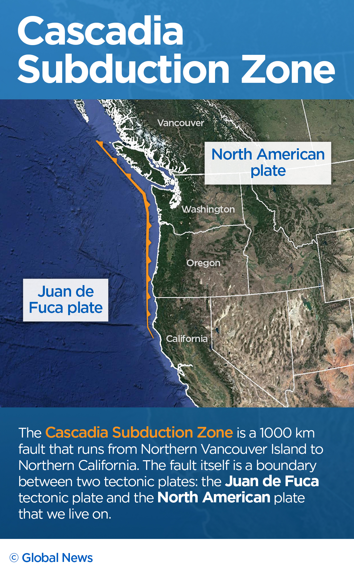 You couldn’t see it or feel it, but Vancouver Island just moved away from the coast - image