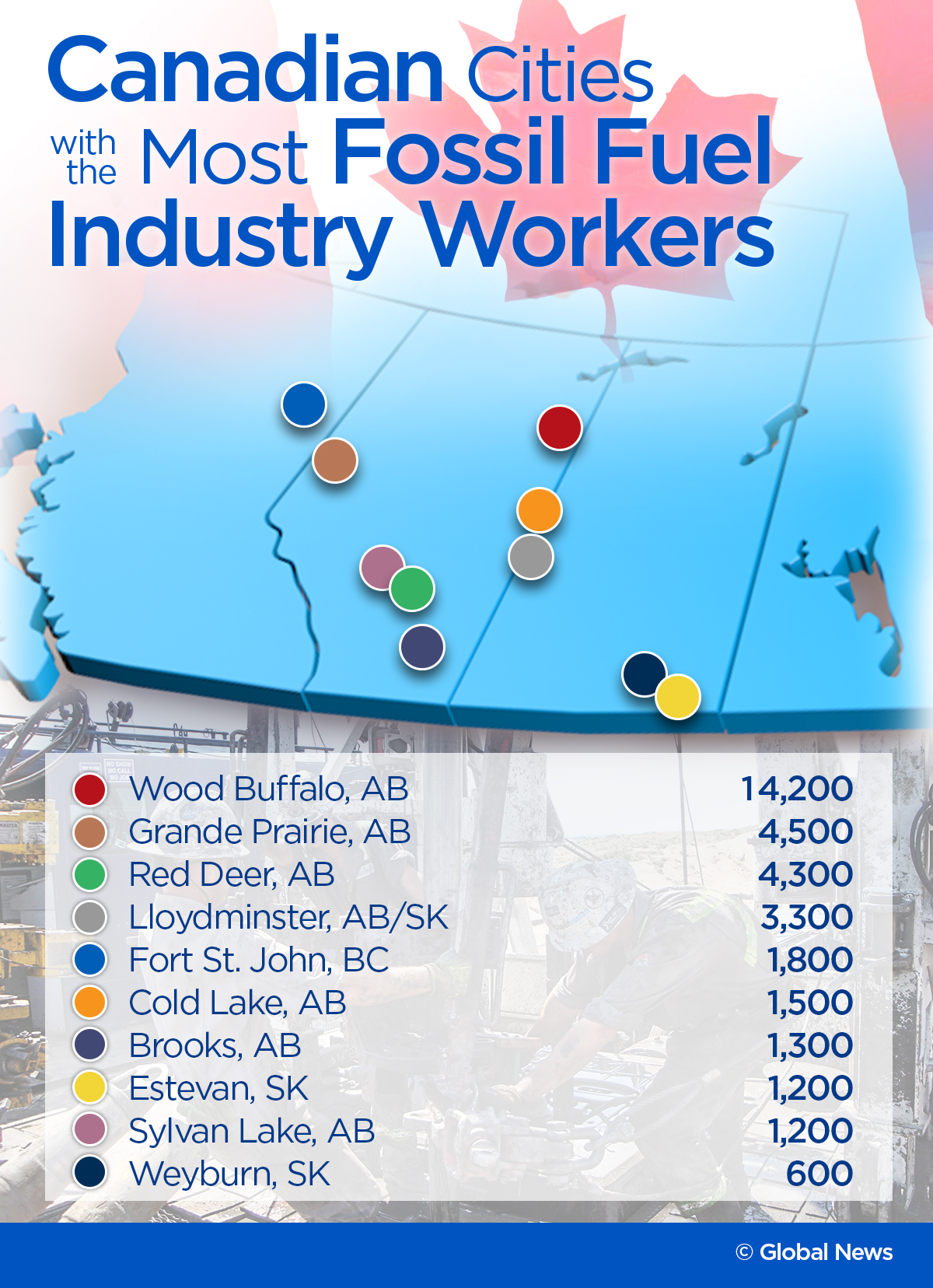 Canadian cities with the most fossil fuel jobs — and what lies ahead for them - image