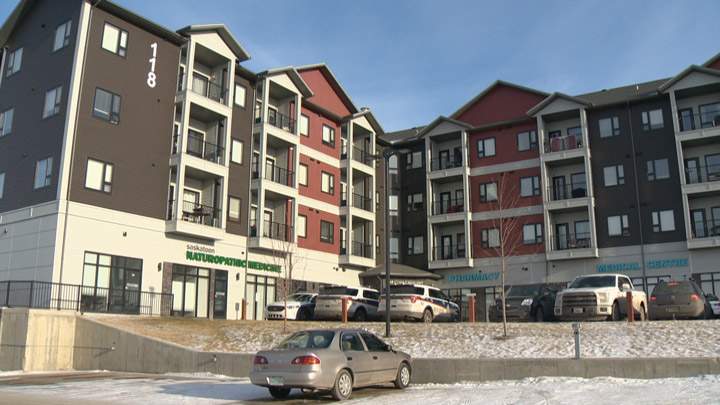 Saskatoon police have charged a man with first-degree murder in suspicious death in Stonebridge.
