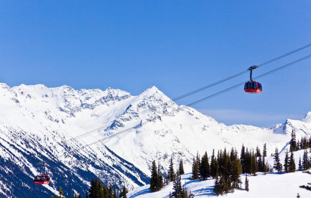 The drive from Vancouver to Whistler is especially spectacular in the winter.