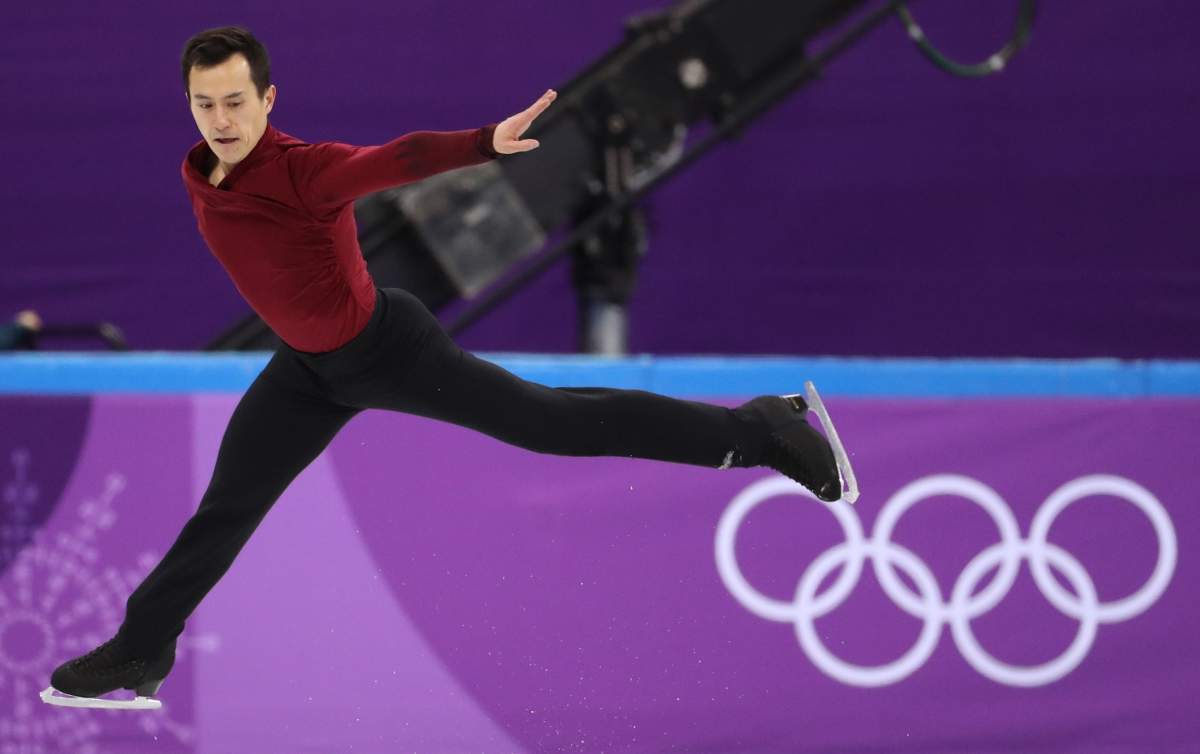 Patrick Chan of Canada competes. REUTERS/Lucy Nicholson