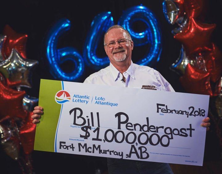 Bill Pendergast, a Fort McMurray man, bought a winning Lotto 649 ticket while visiting his ailing father in Newfoundland. He says he and his wife plan to use their $1 million prize to finish rebuilding their home after the 2016 wildfire.