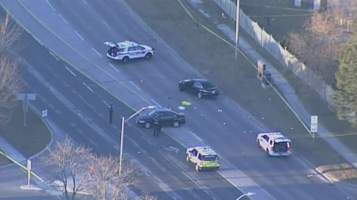 A male pedestrian has died after he was hit by an unmarked York Regional Police vehicle, according to a statement by the SIU.