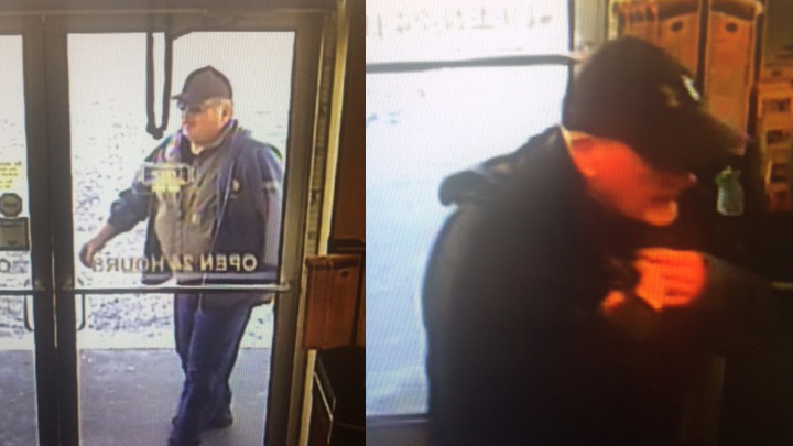 Police say two men who made off with cash from a Hague business may be the same suspects in other thefts in Saskatchewan and Alberta.