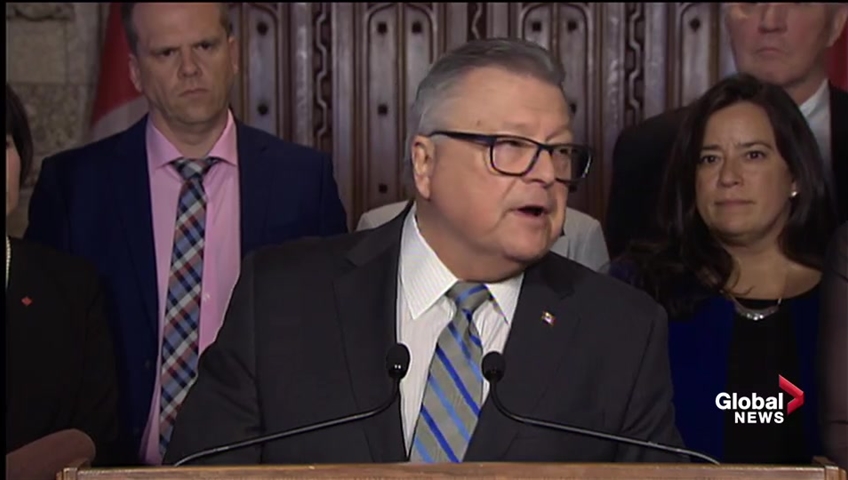 Public Safety Minister Ralph Goodale says the government will find a way to make things fair for those convicted of cannabis-related crimes once legalization comes into effect on Oct. 17, 2018/ .