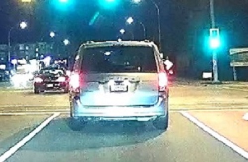 Police want to speak to the driver of this van, who may have witnessed the collision.