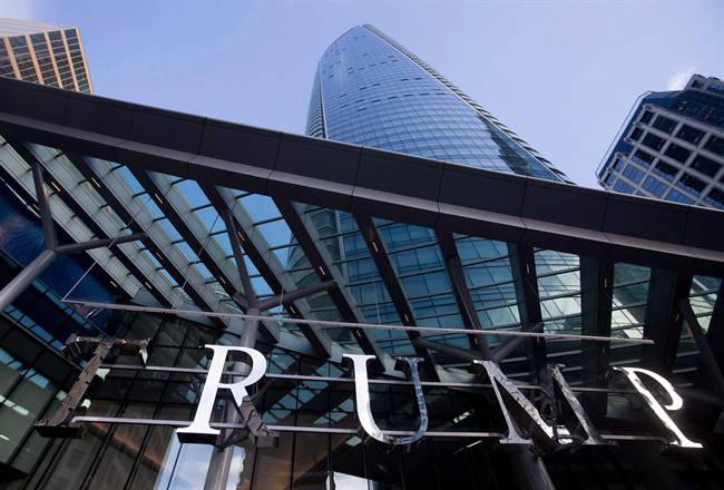 The Trump International Hotel and Tower is seen in Vancouver, B.C., on Friday January 20, 2017.