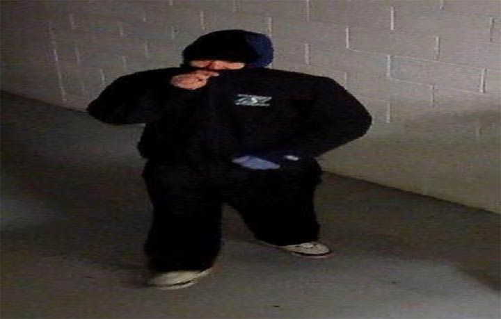 Police released this photo from a break and enter at the Margo Fournier Centre on Feb. 12, 2018.