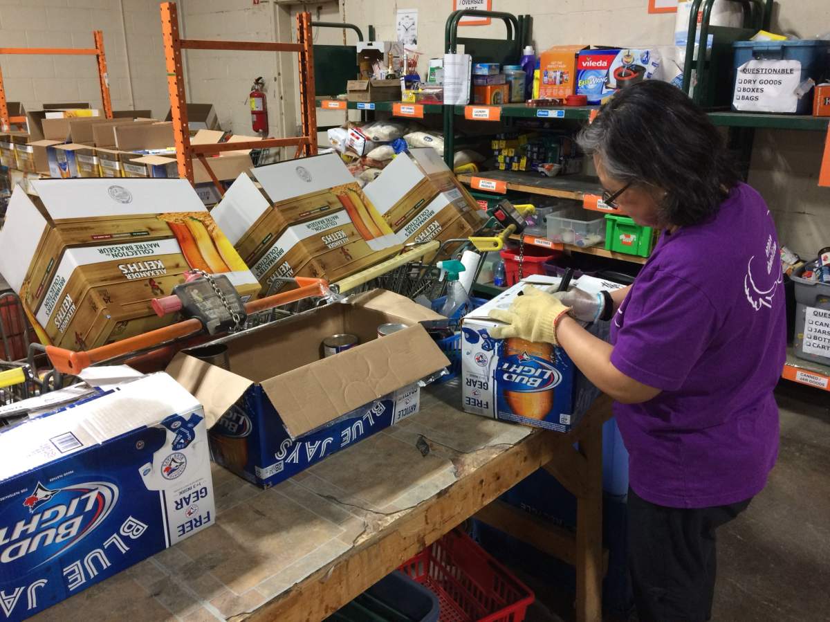 The London Food Bank is seeing more first time visits on a daily bases in the wake of the COVID-19 pandemic.