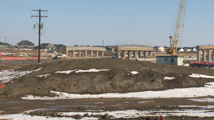 The interchange at College Drive and McOrmond Drive is ready for girders to be installed and additional traffic restrictions will be in place.