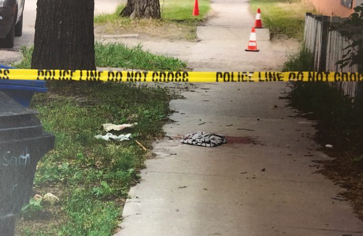 Lajray Gordon is charged with second-degree murder in the stabbing death of David Merasty.