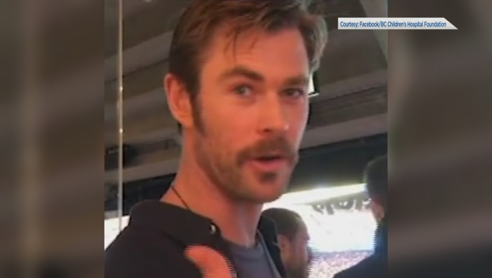 Chris Hemsworth supports B.C. Children’s Hospital and delights volunteers - image