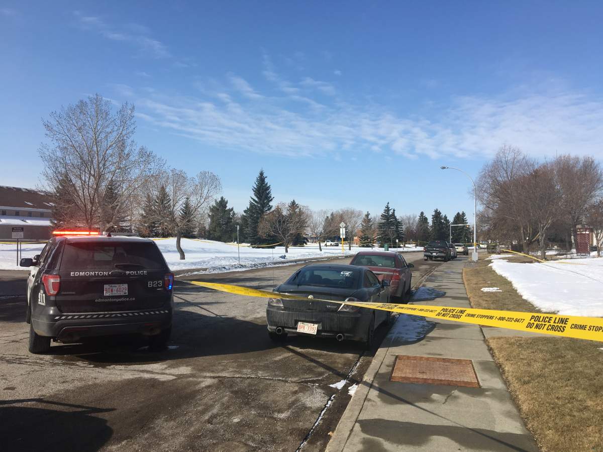 Man with gunshot wounds found near 91 Street and 145 Avenue at around 3:30 a.m. on April 8, 2018.