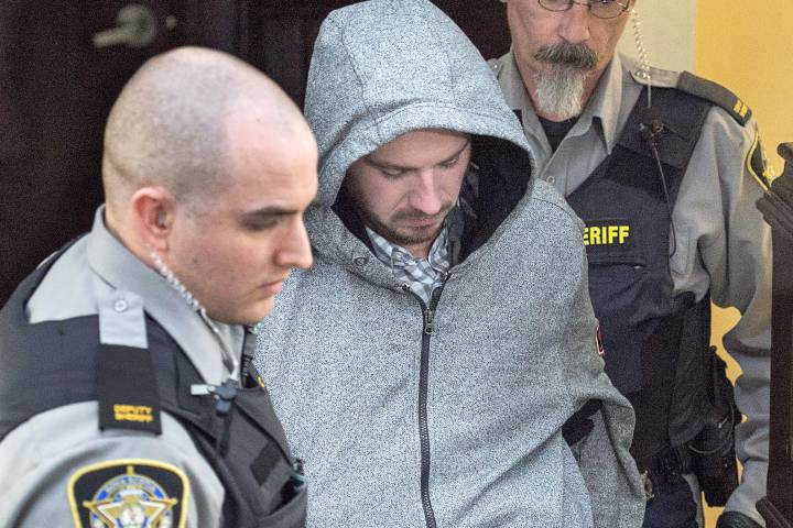 File – Nicholas Butcher arrives at provincial court in Halifax on Tuesday, April 12, 2016.