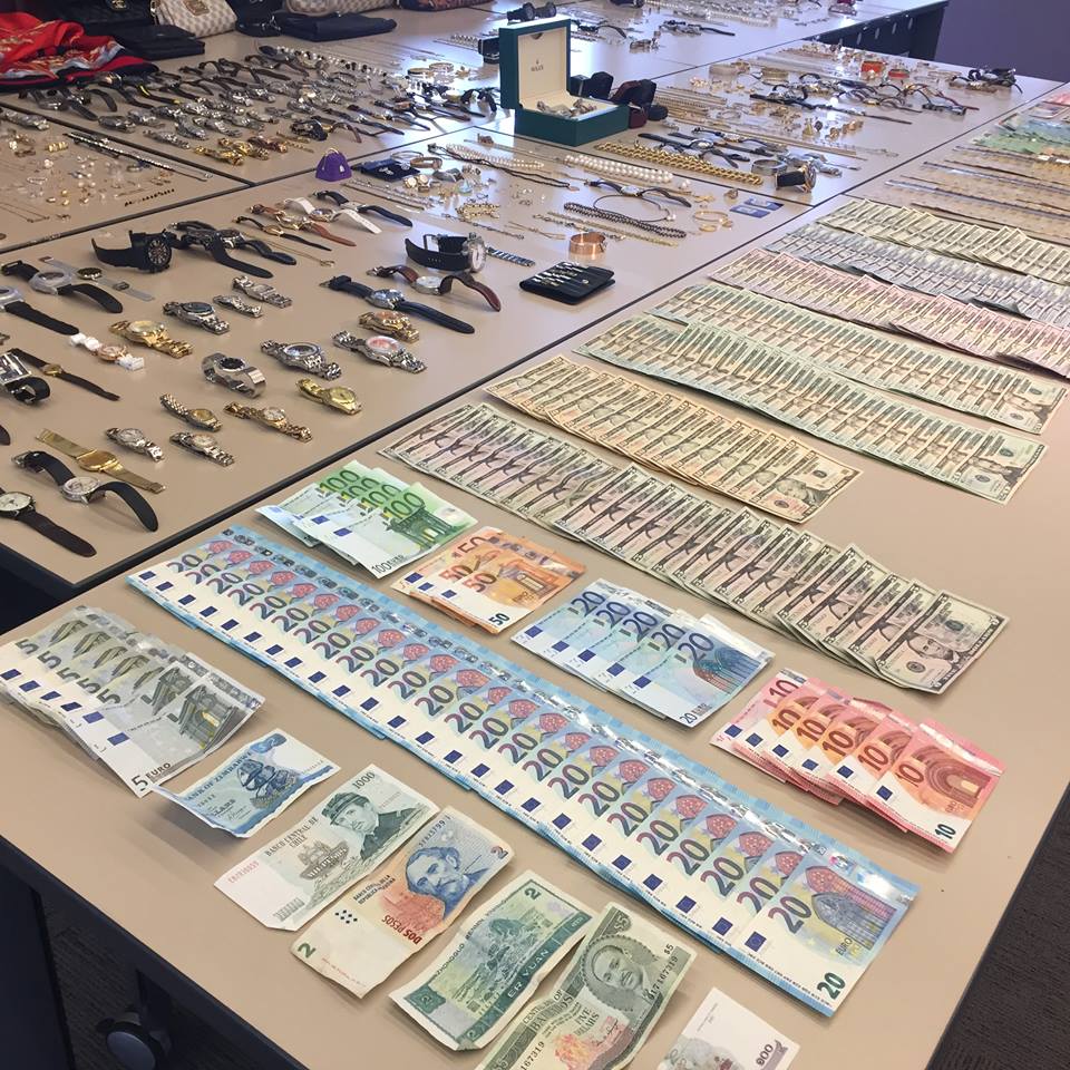 Halton Police display property recovered during Project Estruendo.