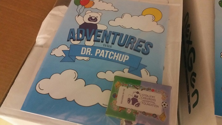 Since December, the Stollery Women's Network has given out over 1,700 comfort items, like this colouring book, to children waiting in the Stollery Children's Hospital.
