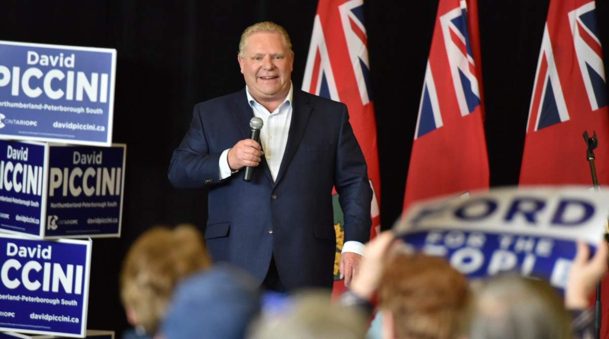 Ontario PC leader made a campaign stop in Cobourg on Wednesday afternoon.