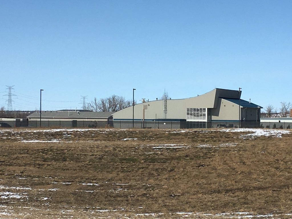 The Edmonton Police Service William Nixon Training Centre in northeast Edmonton, were an off-duty officer was accidentally shot on Sunday, April 1, 2018.