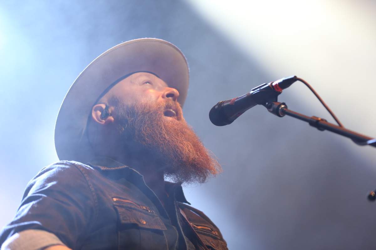 Chris Duncombe of The Washboard Union performs onstage in April 2018.