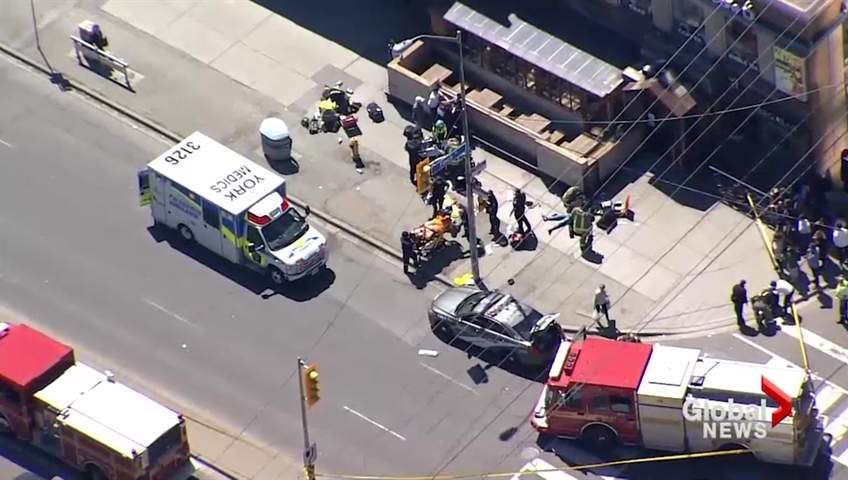 The scene of the 2018 Toronto van attack by an alleged incel. 