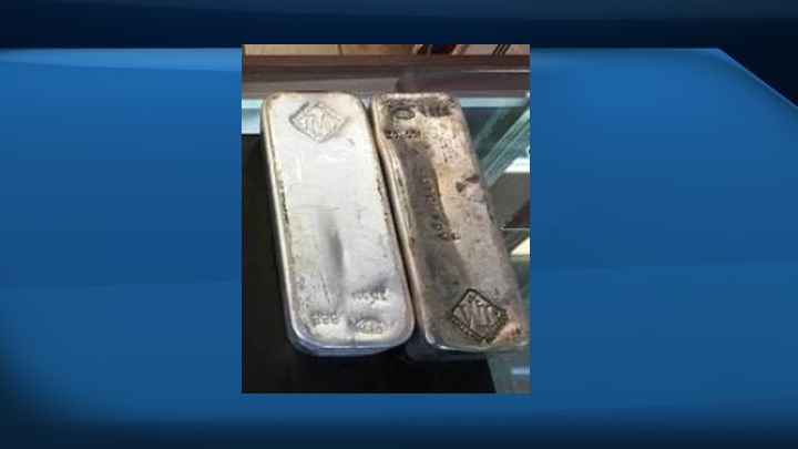 The Johnson Matthey silver bars involved in an April 11 break and enter in northeast Edmonton are similar to these, police said.