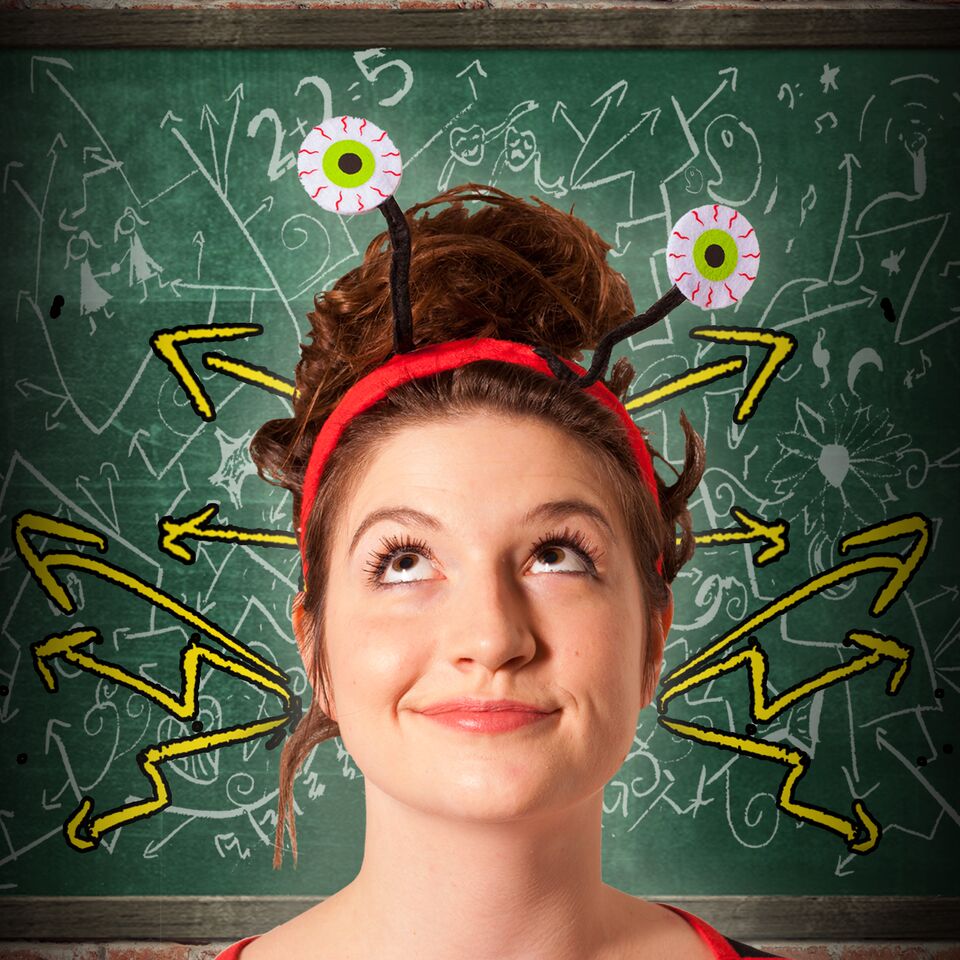 Award-winning storyteller Carlyn Rhamey in a press photo for The ADHD Project.