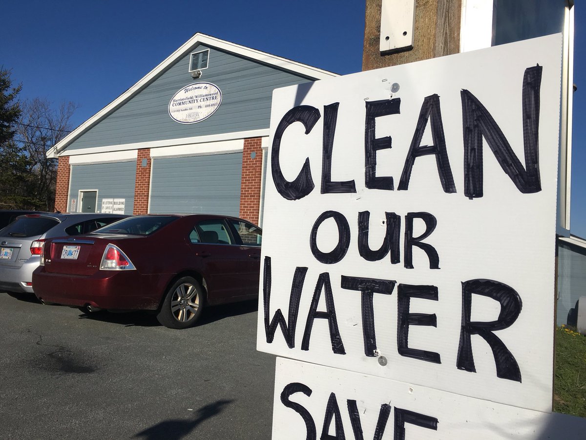 Nova Scotia’s environment minister met with residents of Harrietsfield on Monday night to discuss longstanding concerns about their drinking water.