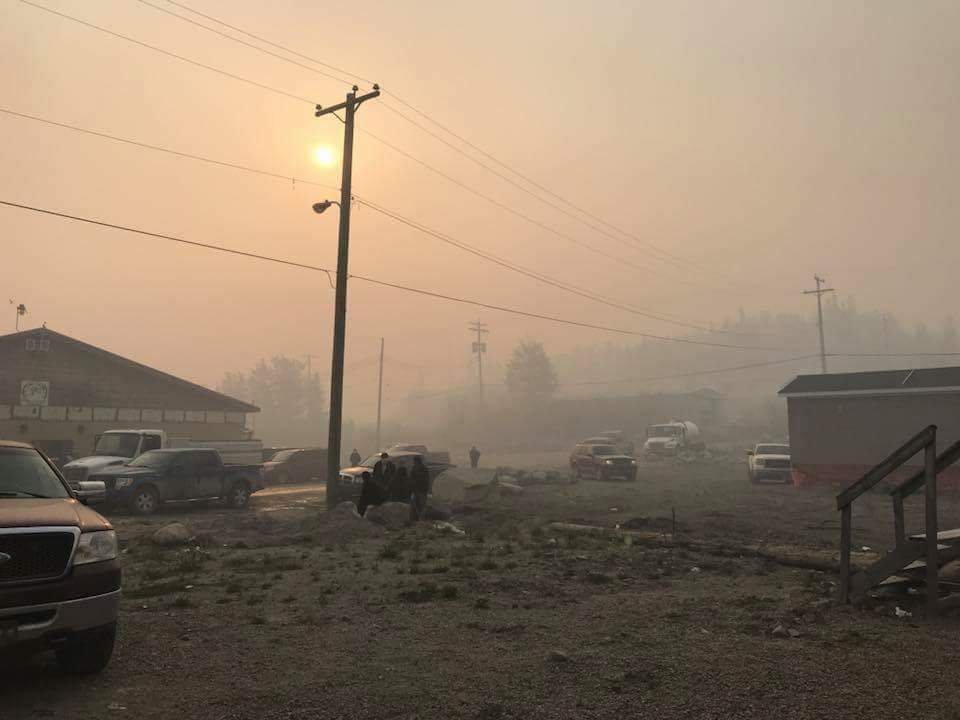 The community of Little Grand Rapids were forced to leave their homes a month ago because of wildfire.