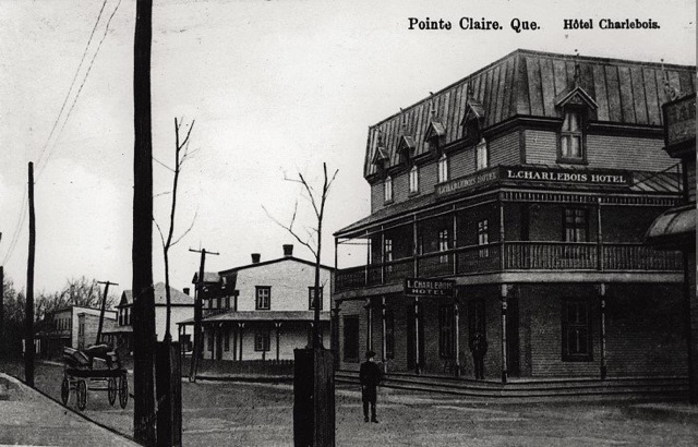 A photo of Hotel Charlebois, before it was the Pioneer, in the early 1900s.