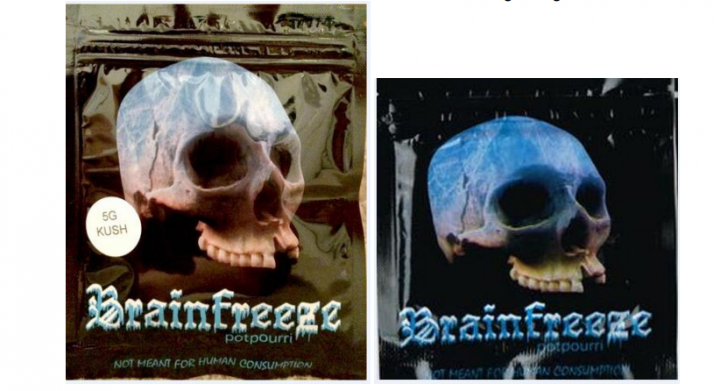 Sachets of herbal incense that contained synthetic marijuana.