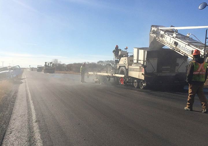 With highway construction projects underway this May long weekend, the government is urging anyone with travel plans to slow down around highway construction zones and to be aware of large farm equipment being transported on the highway.
