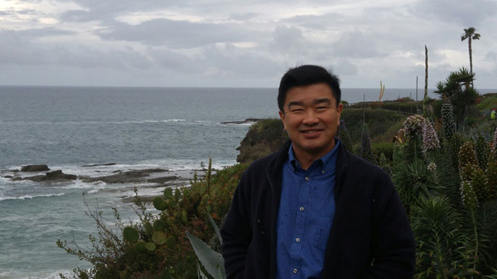 Tony Kim is seen in this photo taken in California in 2016, released to Reuters by the Kim family.