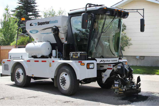 The Python 5000 pothole patcher.
