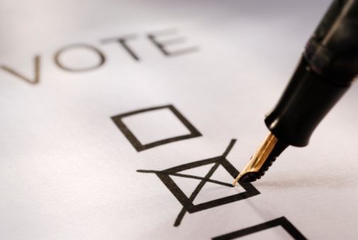 Voting Ballot.