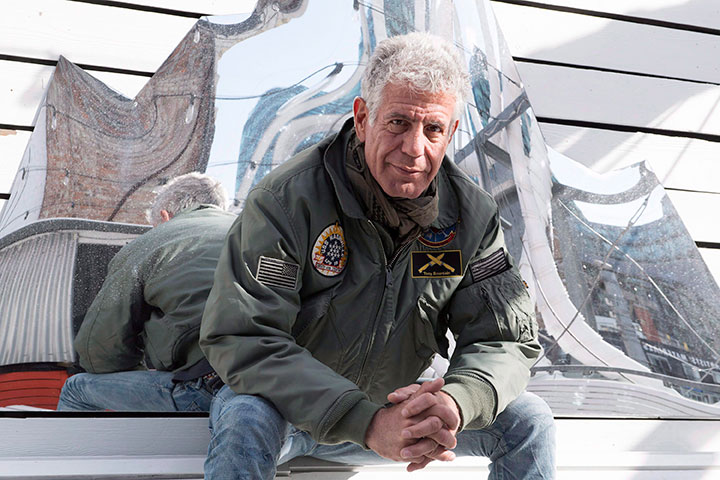 Anthony Bourdain poses for a photo in Toronto on Monday, October 31, 2016. 