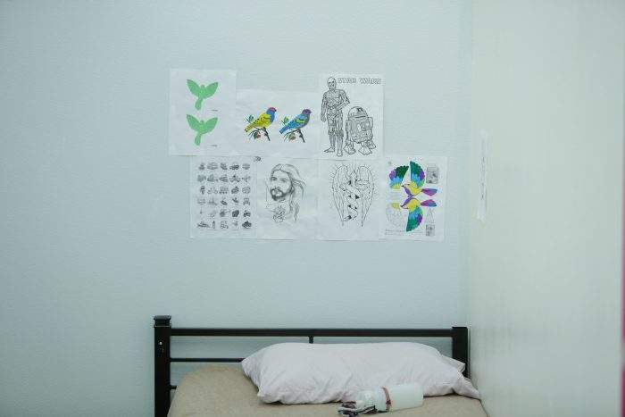 Casa Padre, an immigrant shelter for unaccompanied minors, in Brownsville, Texas, U.S., is seen in this photo provided by the U.S. Department of Health and Human Services, June 14, 2018.